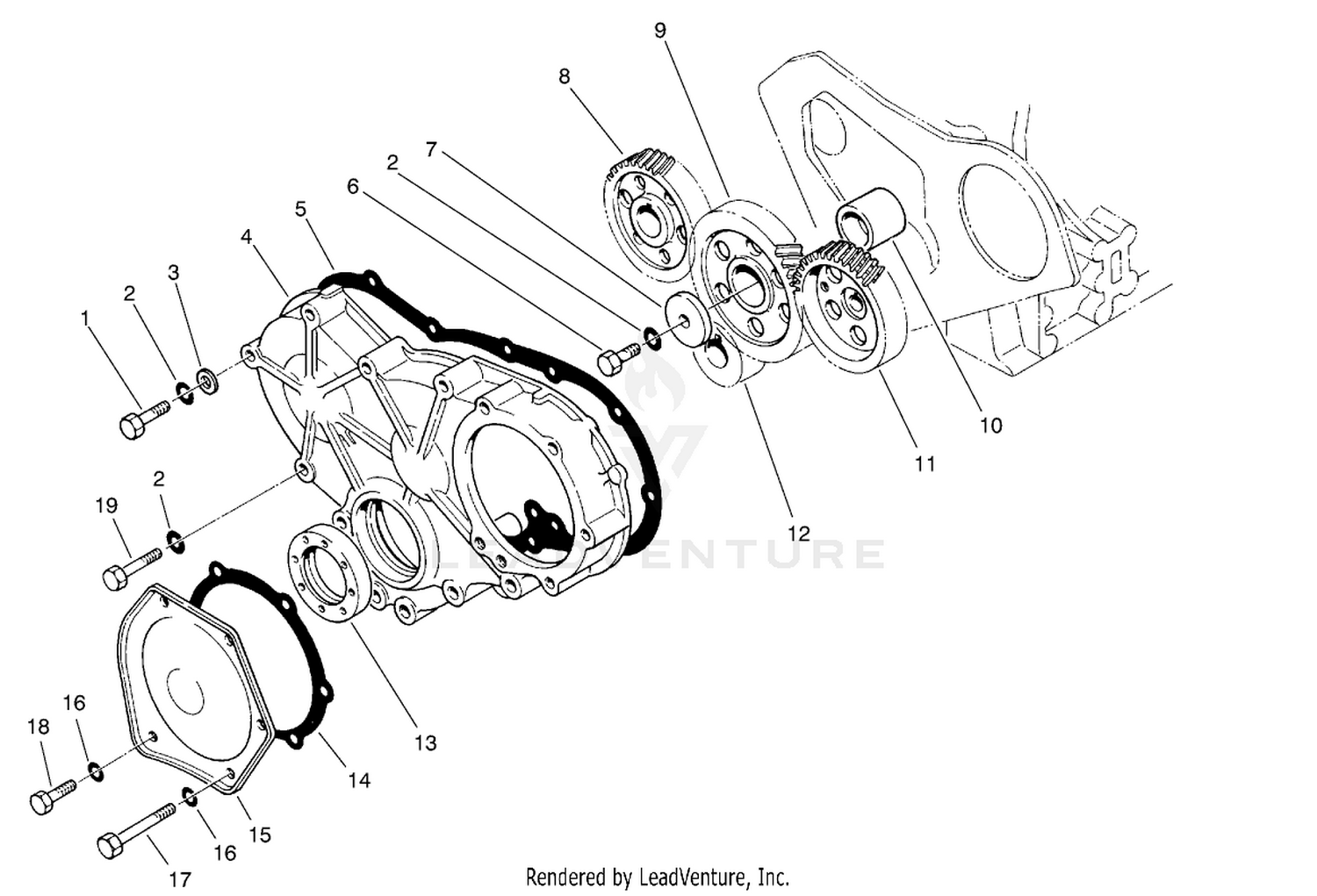 Timing Gear Case Assembly
