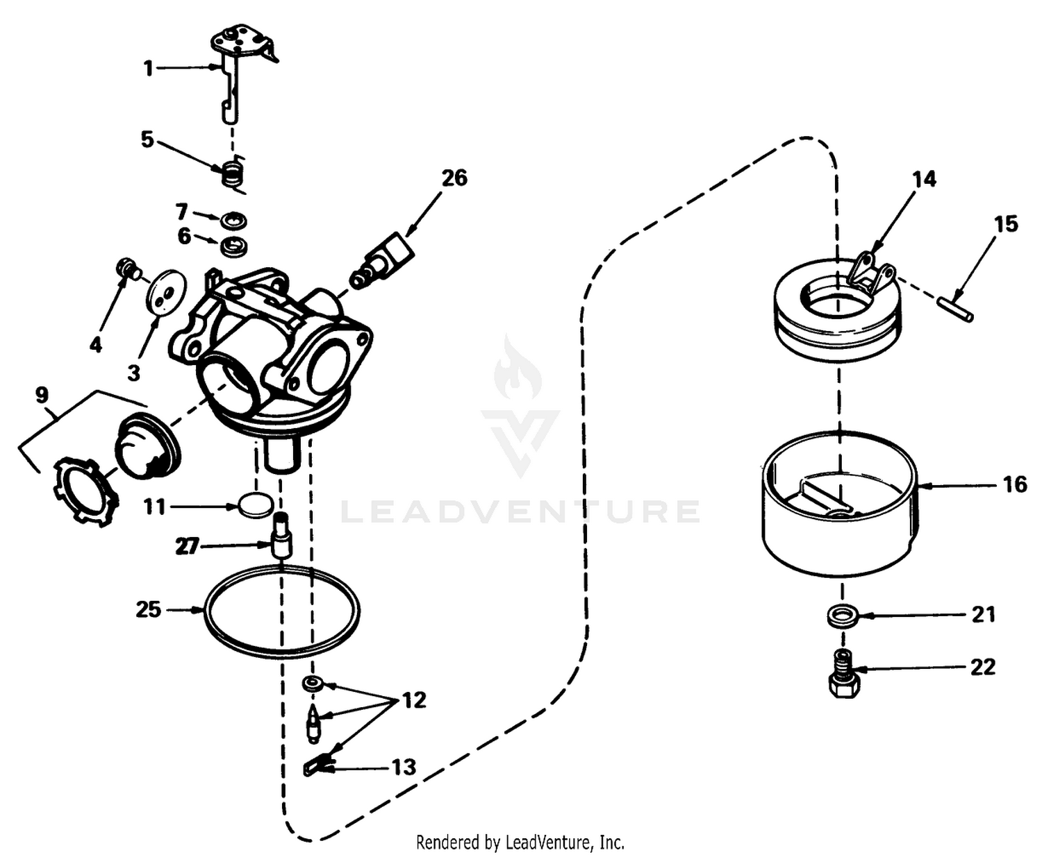 Carburetor No. 632050a