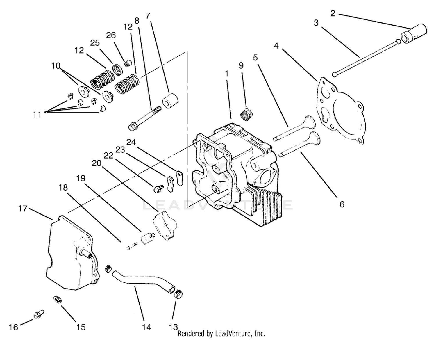 Cylinder Head/valve/breather 2