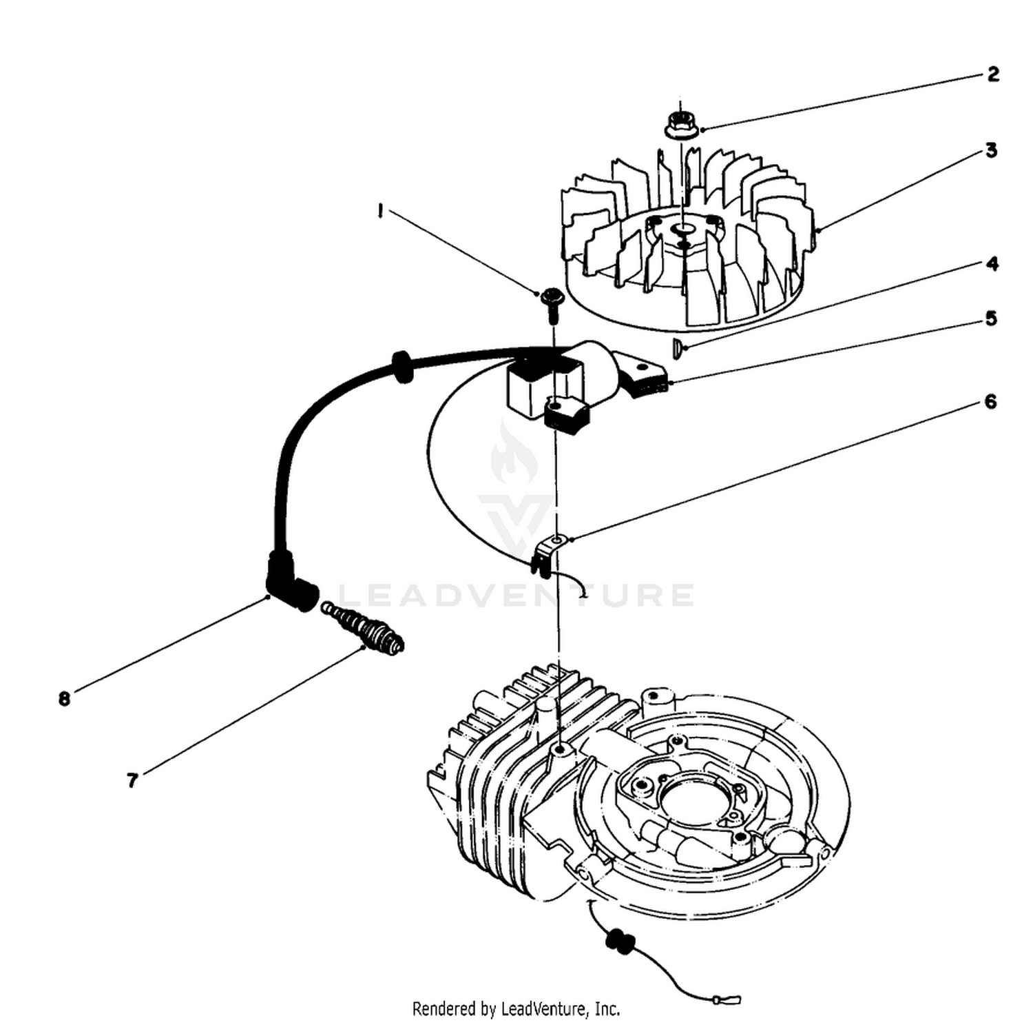 Flywheel  Magneto Assembly
