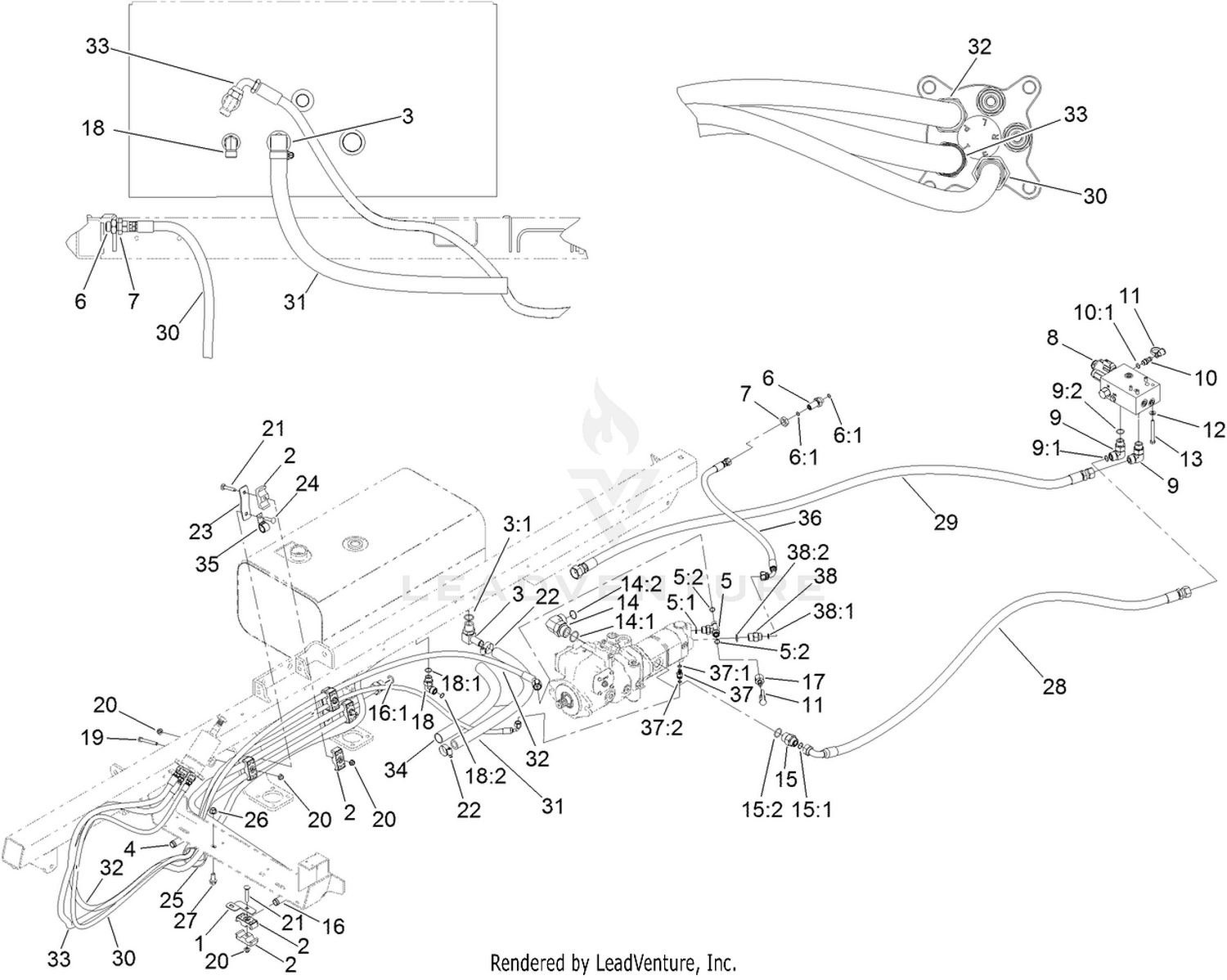 Hydraulic Pump and Filter Assembly 2