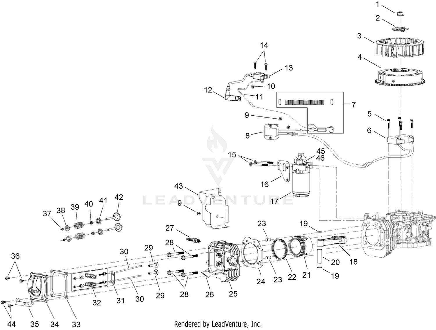 No. 2 Engine Assembly No. 120-4335