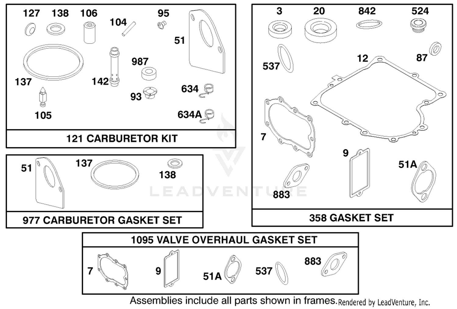 Engine Briggs  Stratton Model 28m707-1182-E1 9