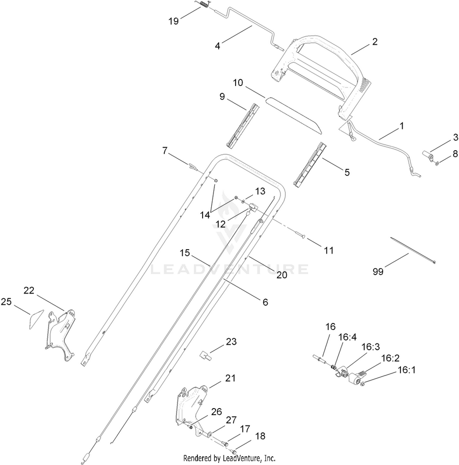 Handle and Control Assembly