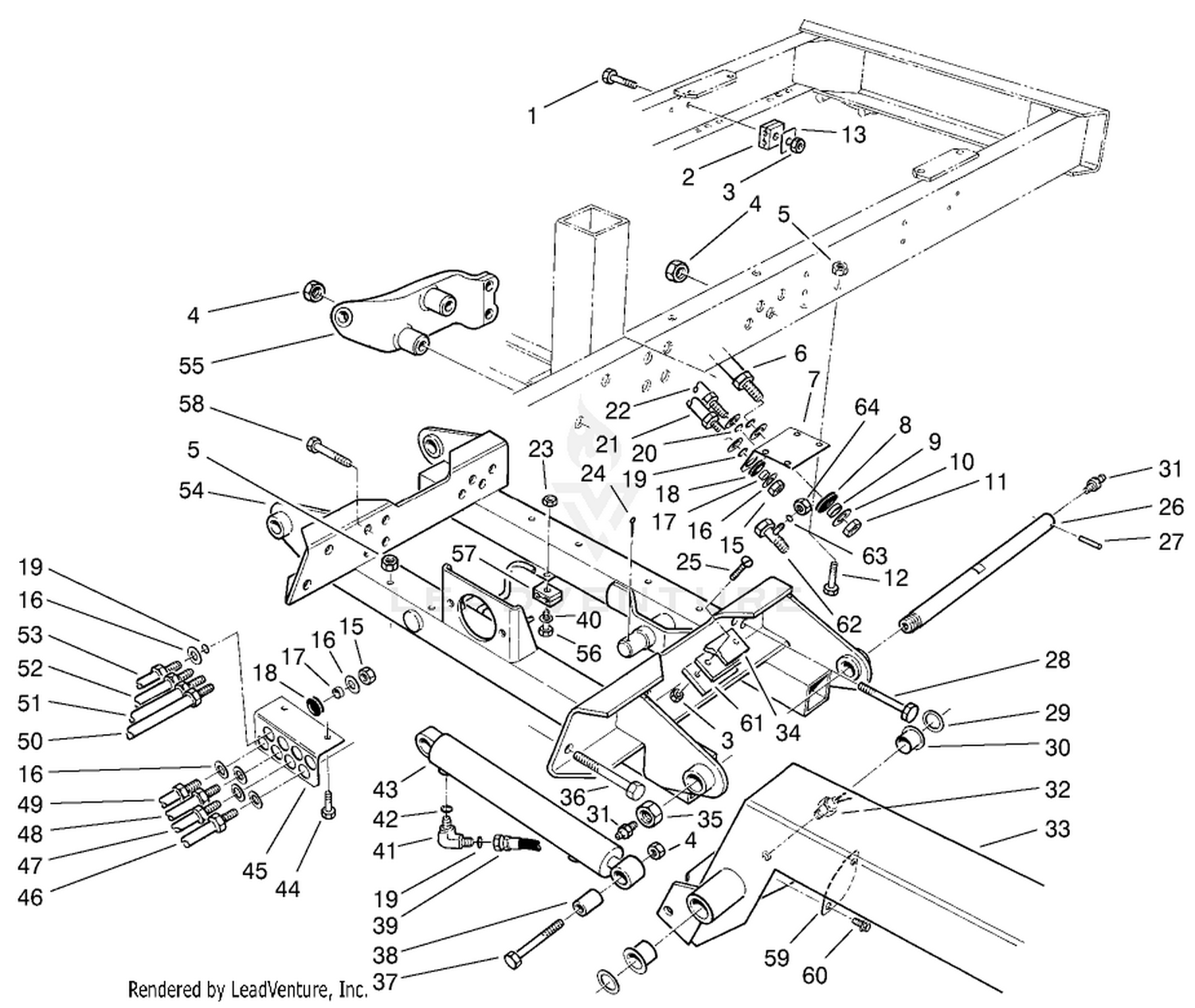 Wing Deck Lift Assembly