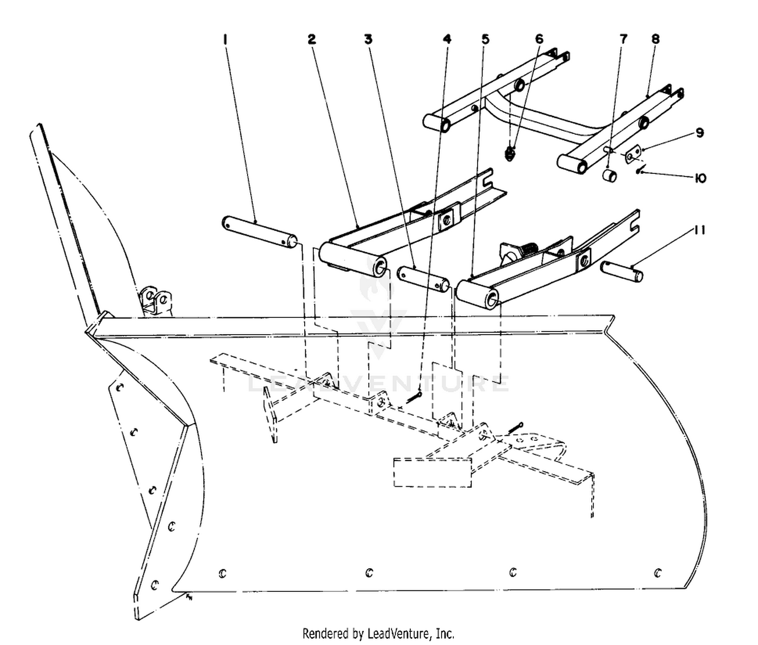 V-Plow Installation No. 30755 (optional)