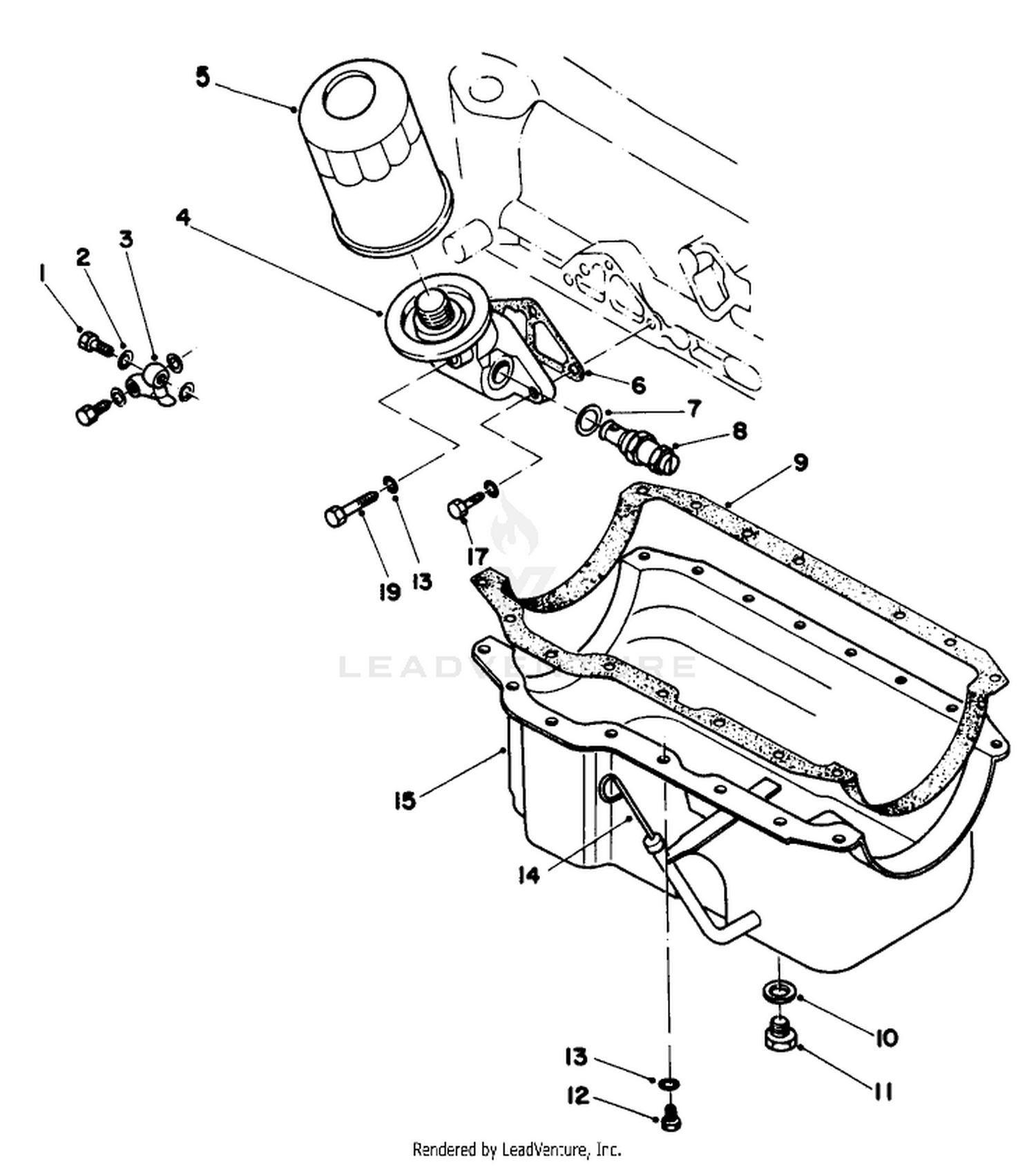 Oil Pan  Oil Filter