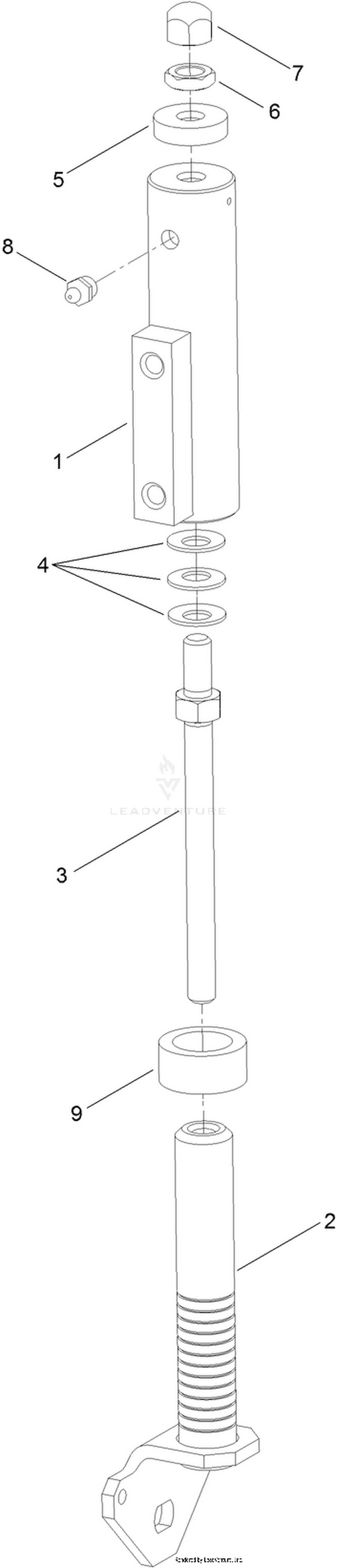 Front Head HOC Adjuster Assembly No. 111-9519
