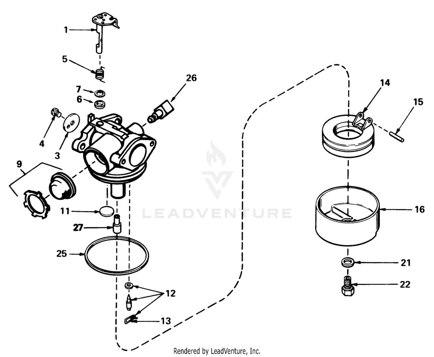 Carburetor No. 632050a