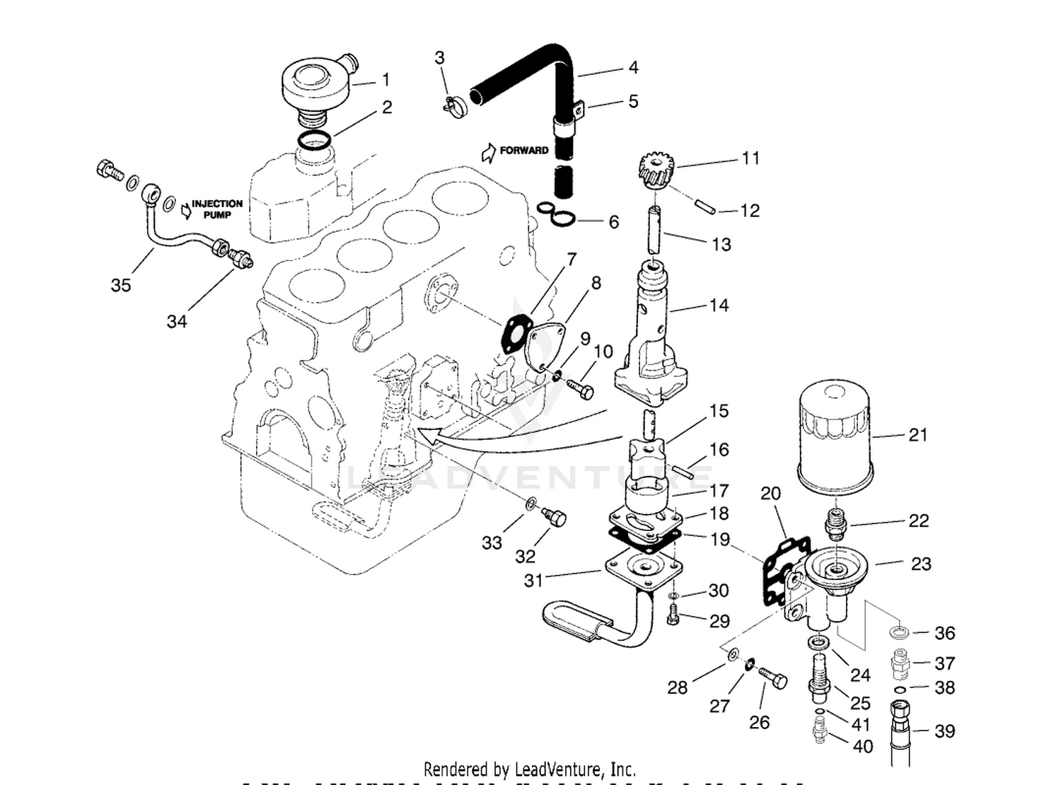 Oil Pump, Breather  Filter