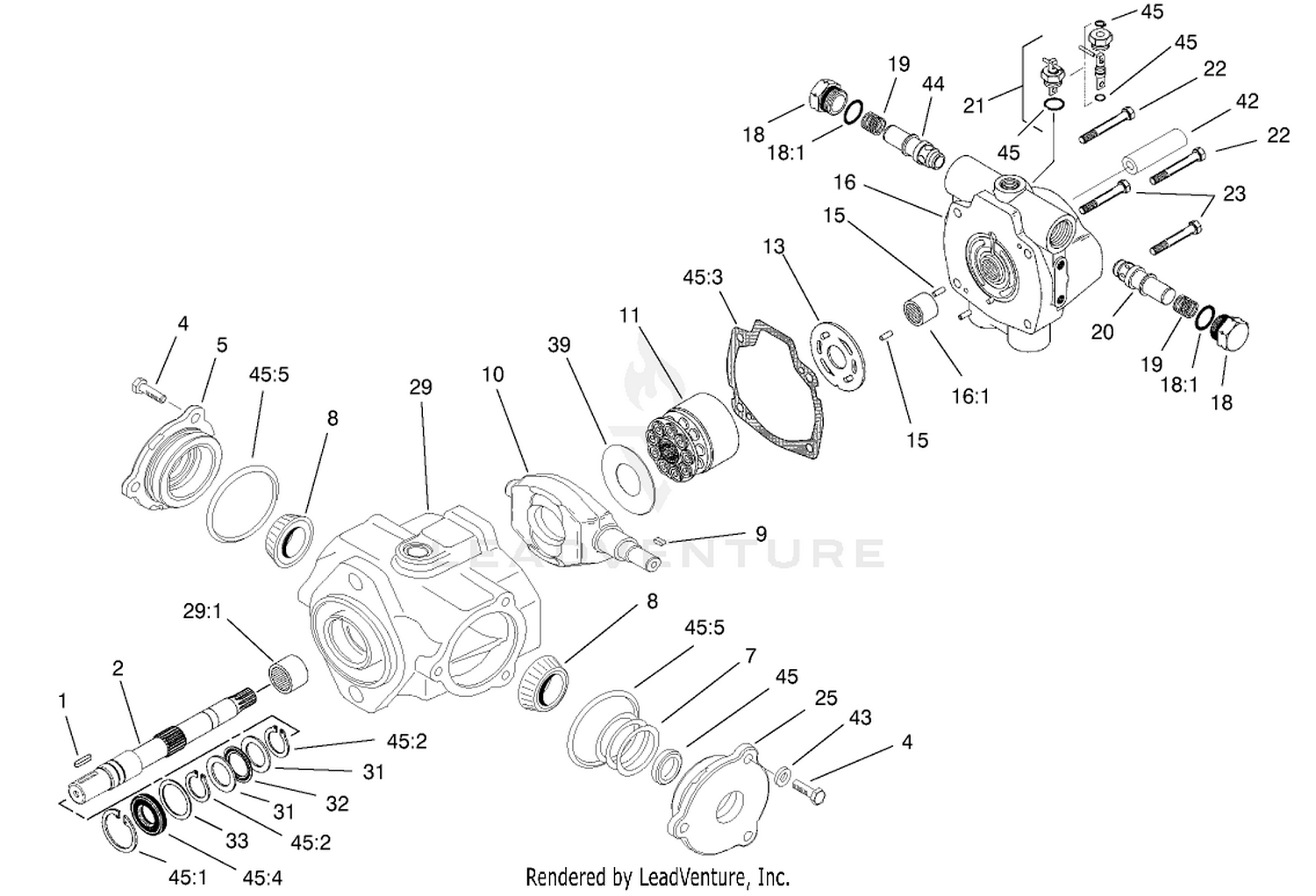 Piston Pump Assembly No. 104-4832
