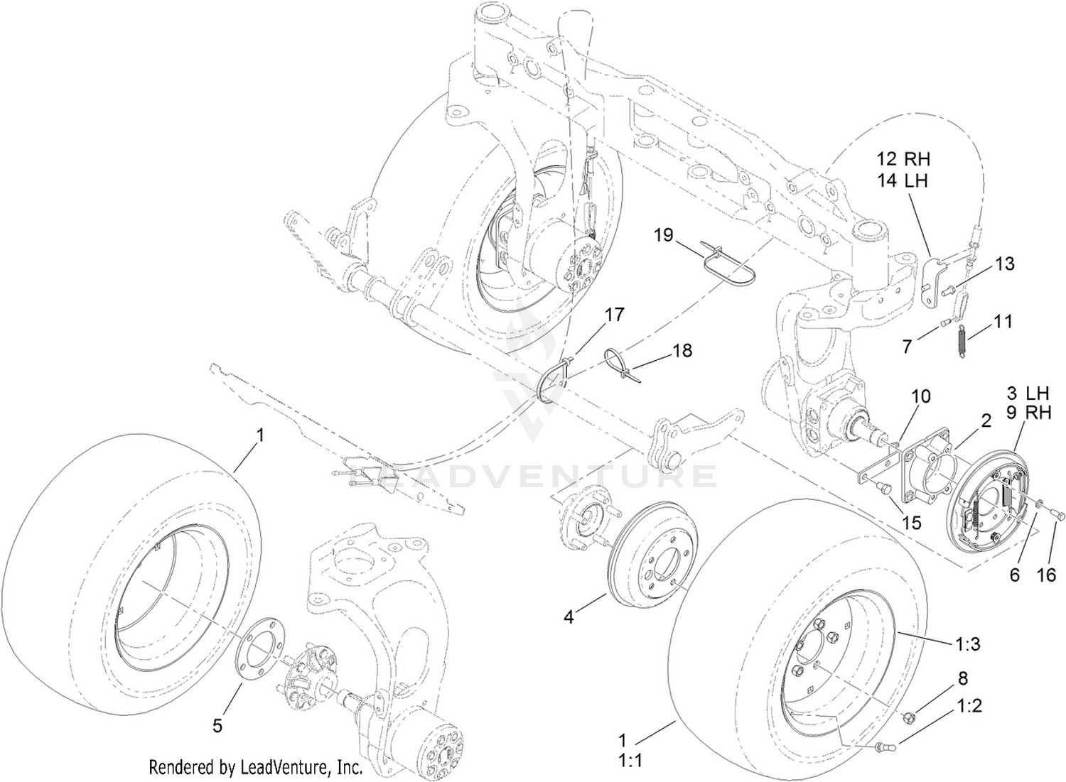 Wheel and Brake Assembly