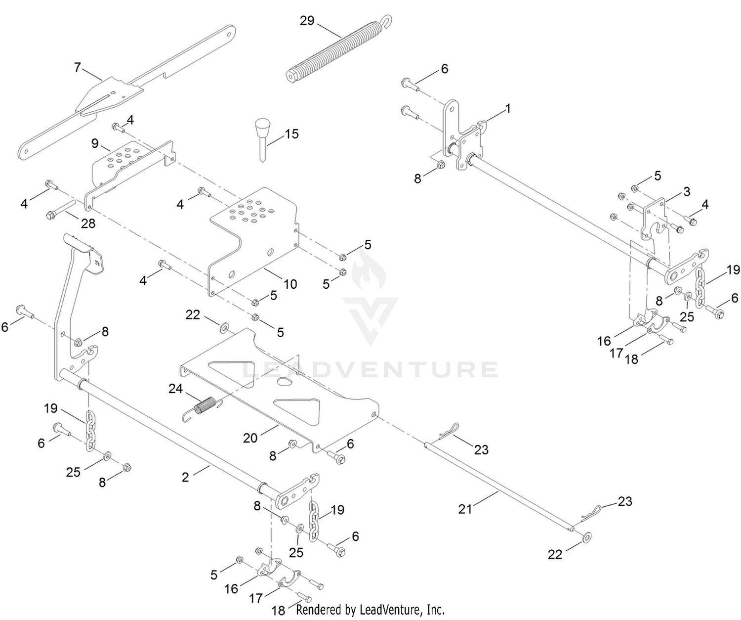 Deck Lift Assembly