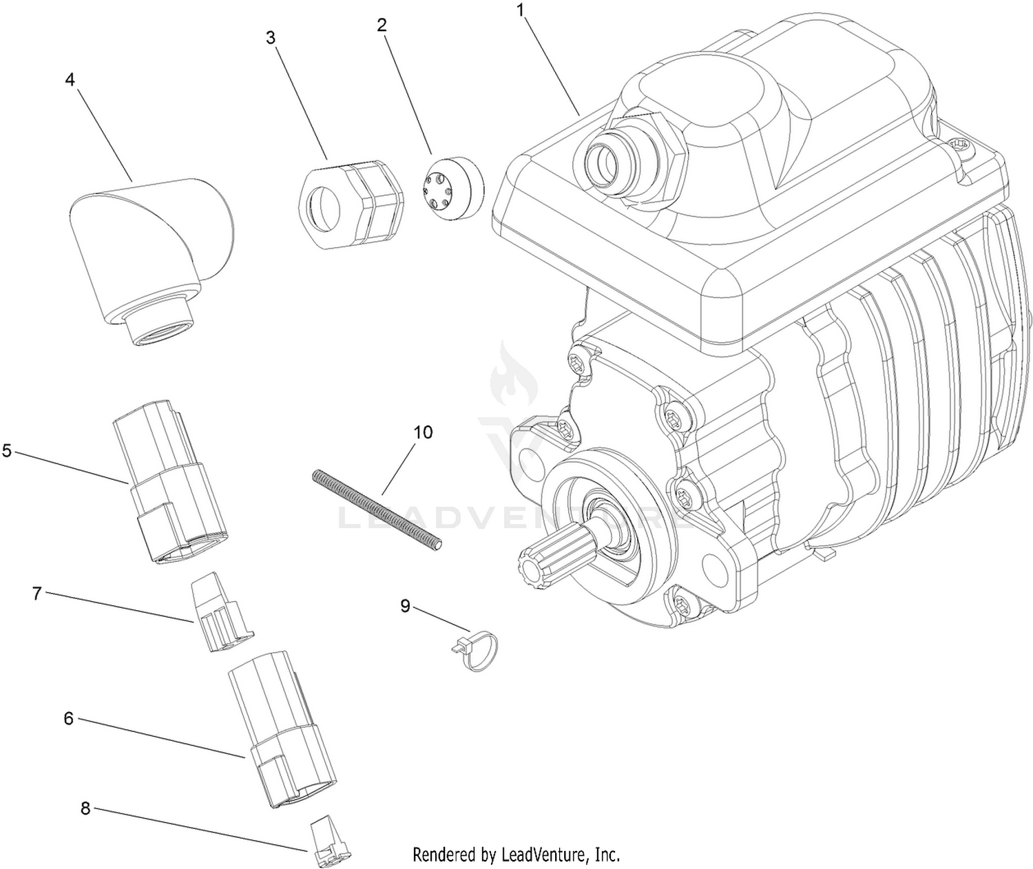 Electric Motor Assembly No. 127-2460