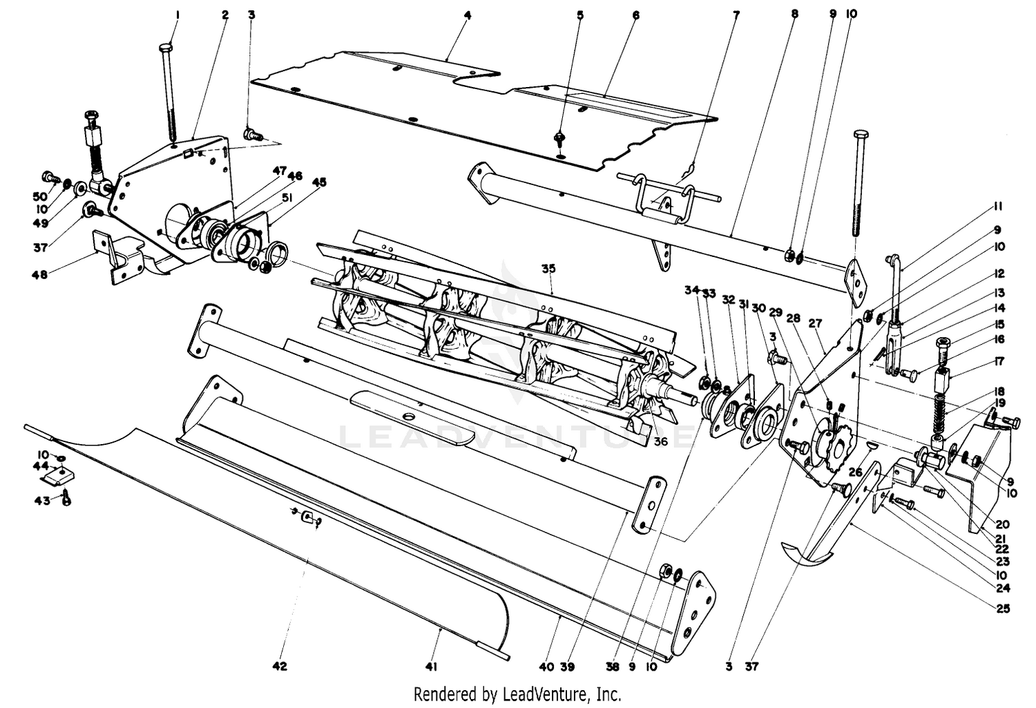 Rear Cutting Unit Assembly