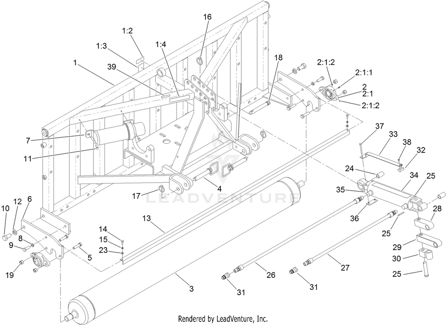 Frame and Roller Assembly