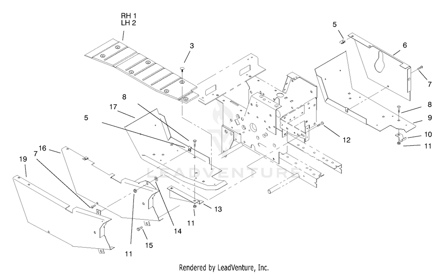 Footrest  Hoodstand Side Covers