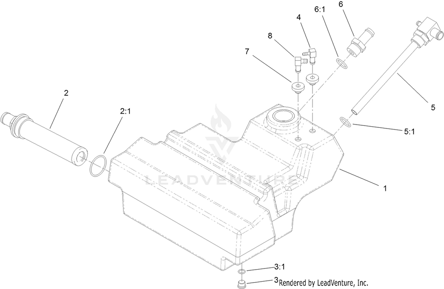Hydraulic Reservoir Assembly No. 110-8237