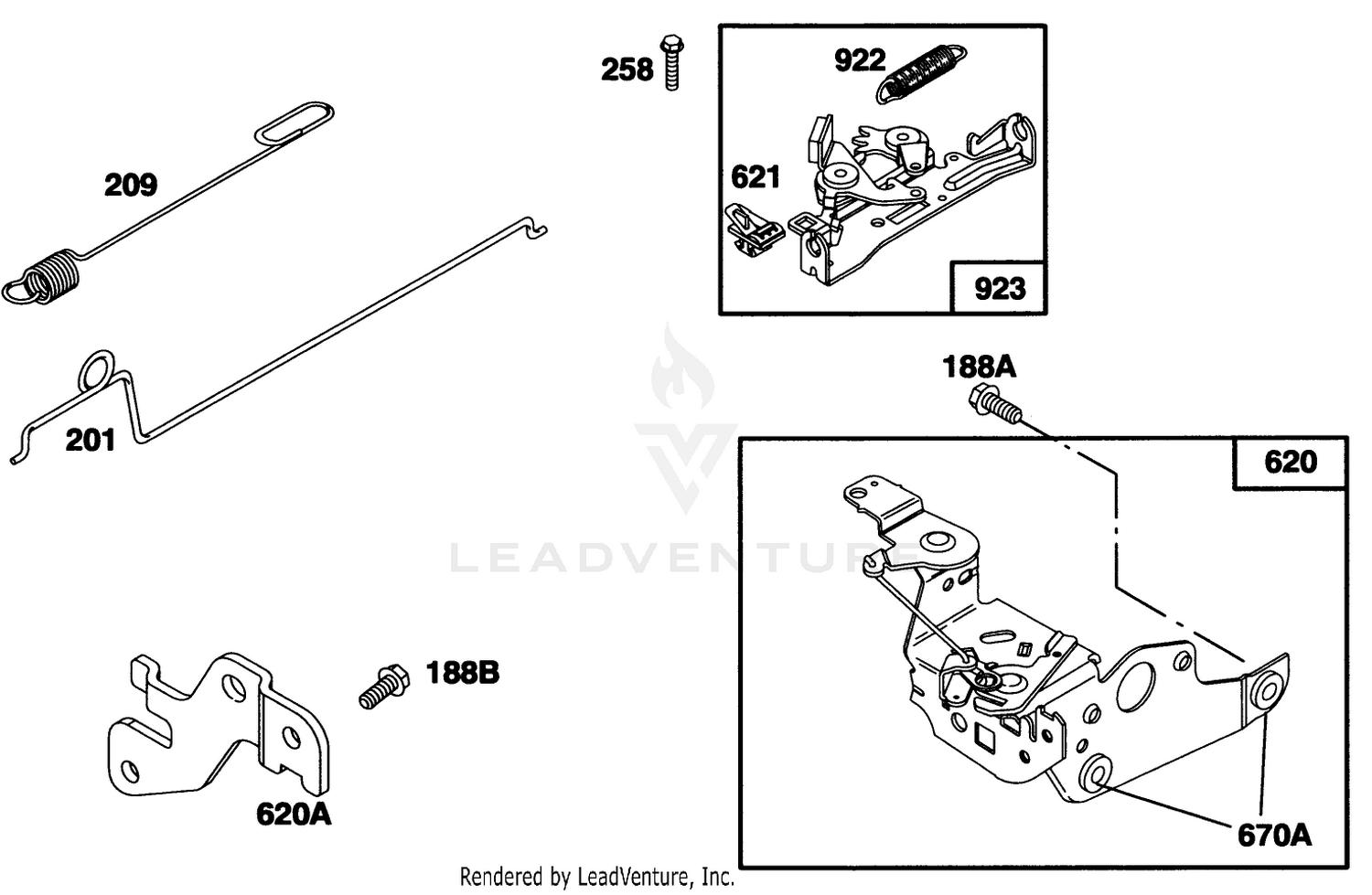 Engine Briggs  Stratton Model 12a802-0611-01 4