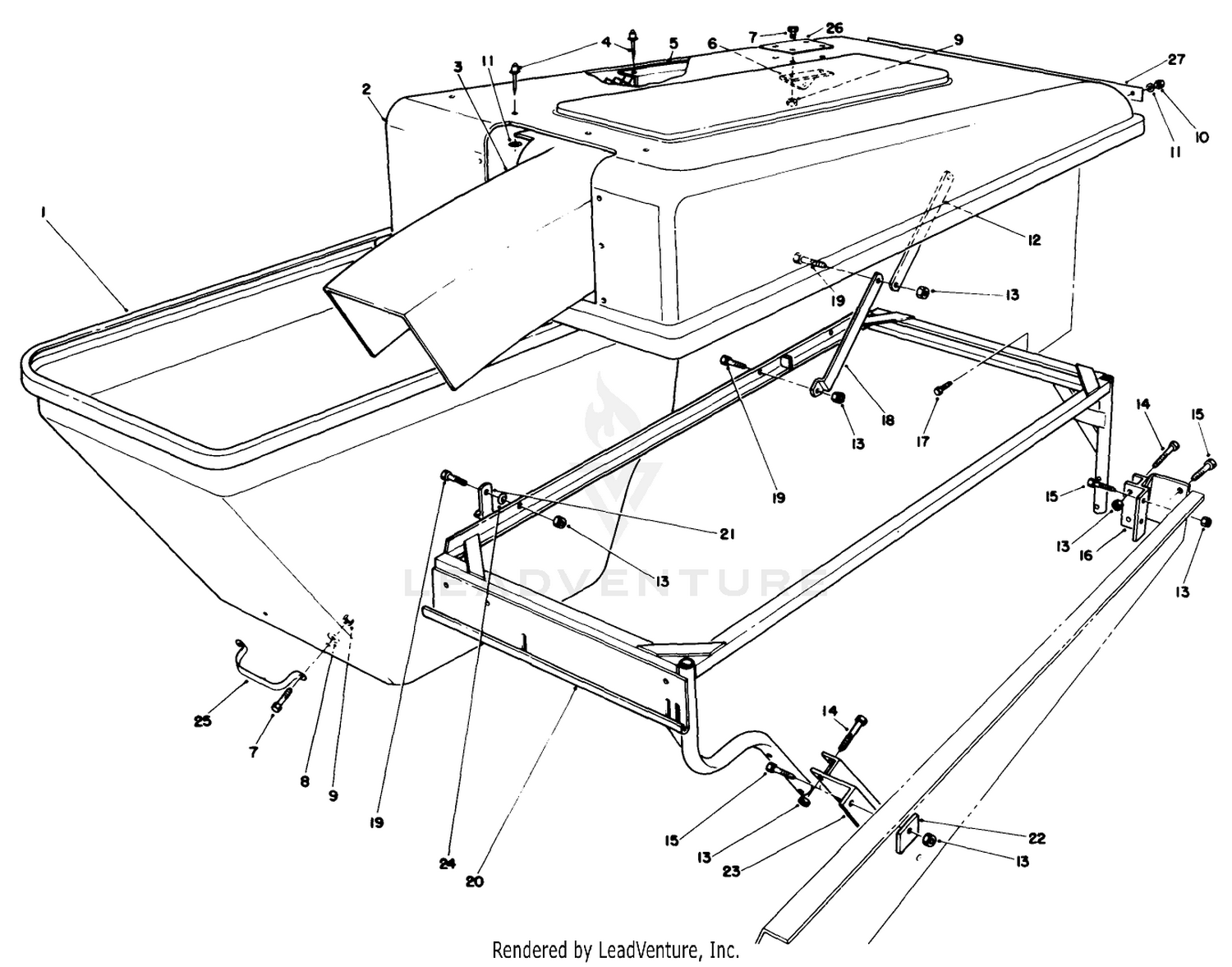 Grass Collection System Model No. 30751 (optional) (continued)