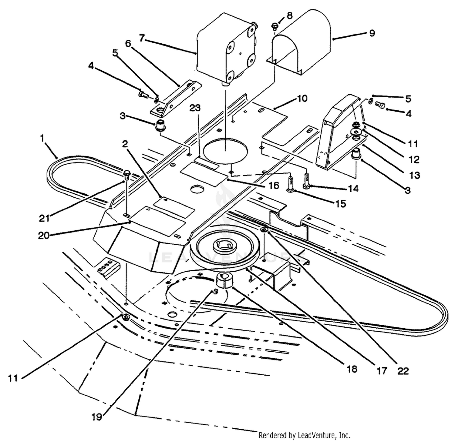 Gear Box  Mount Assembly