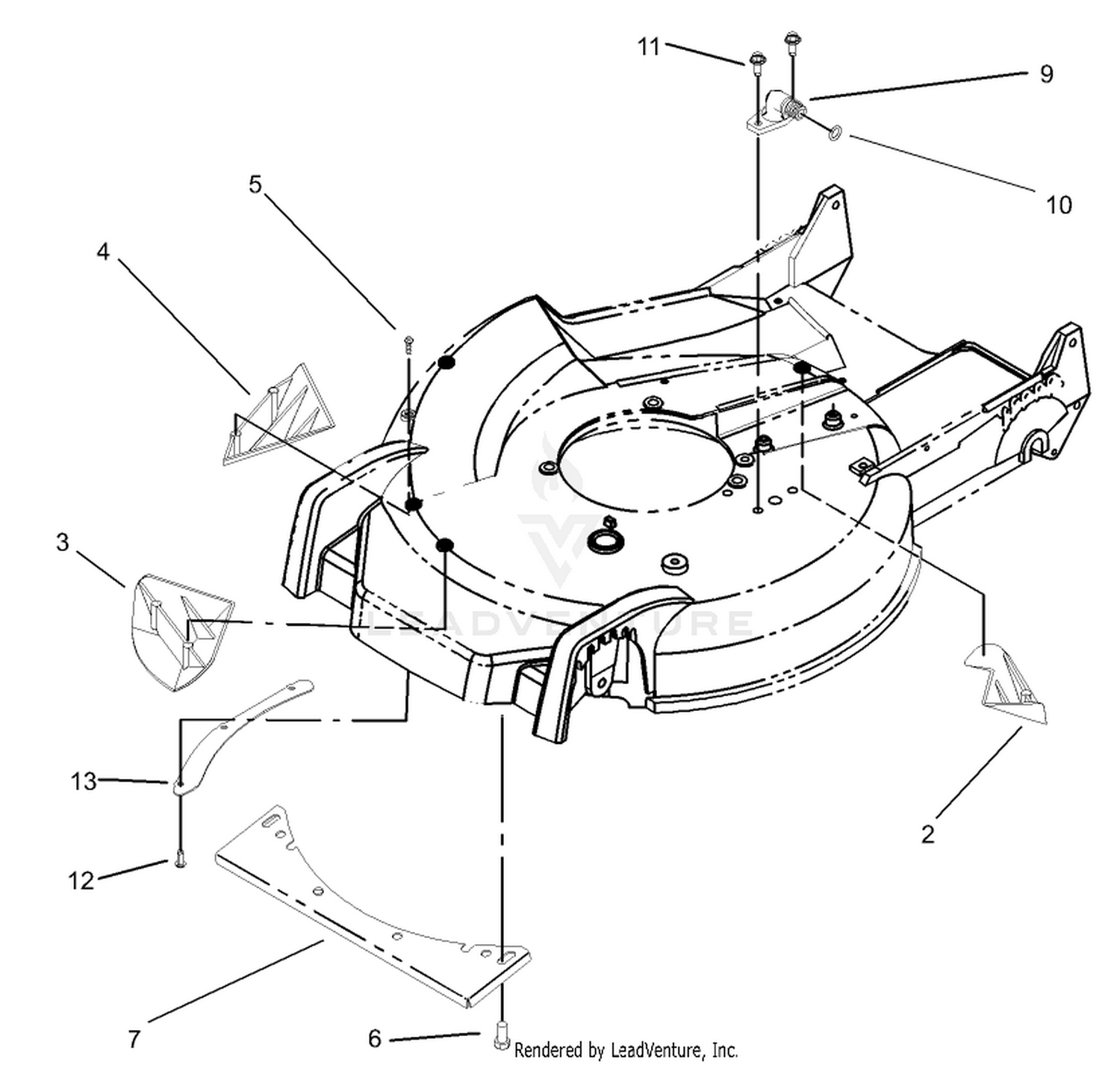 Housing, Kicker, and Washout Assembly No. 105-1309