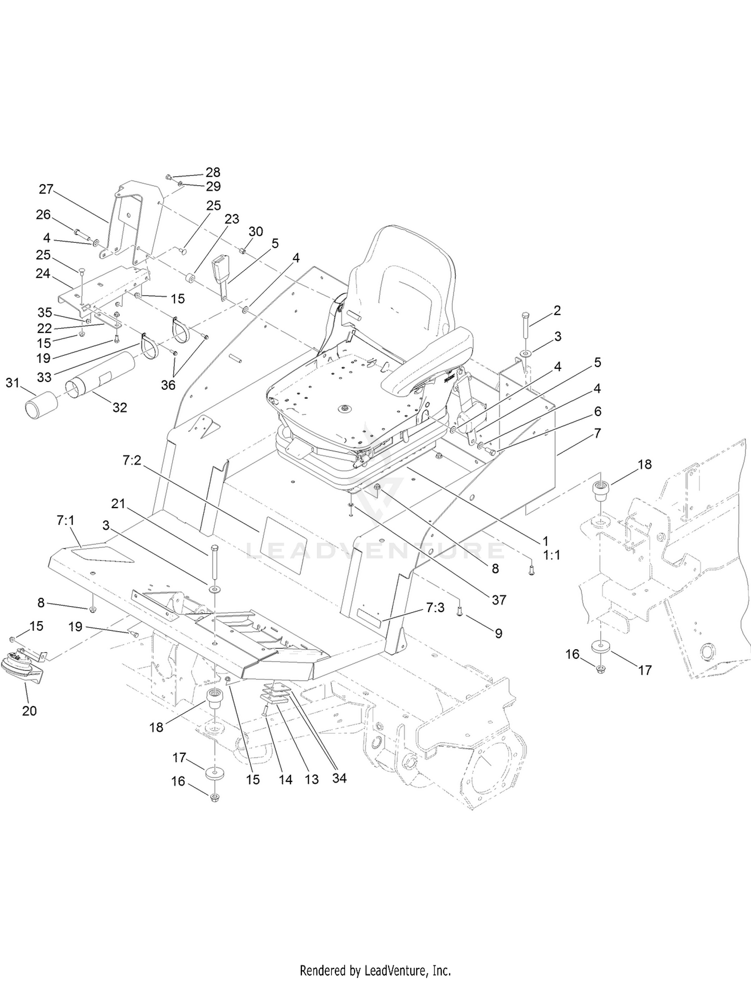 Seat and Platform Assembly