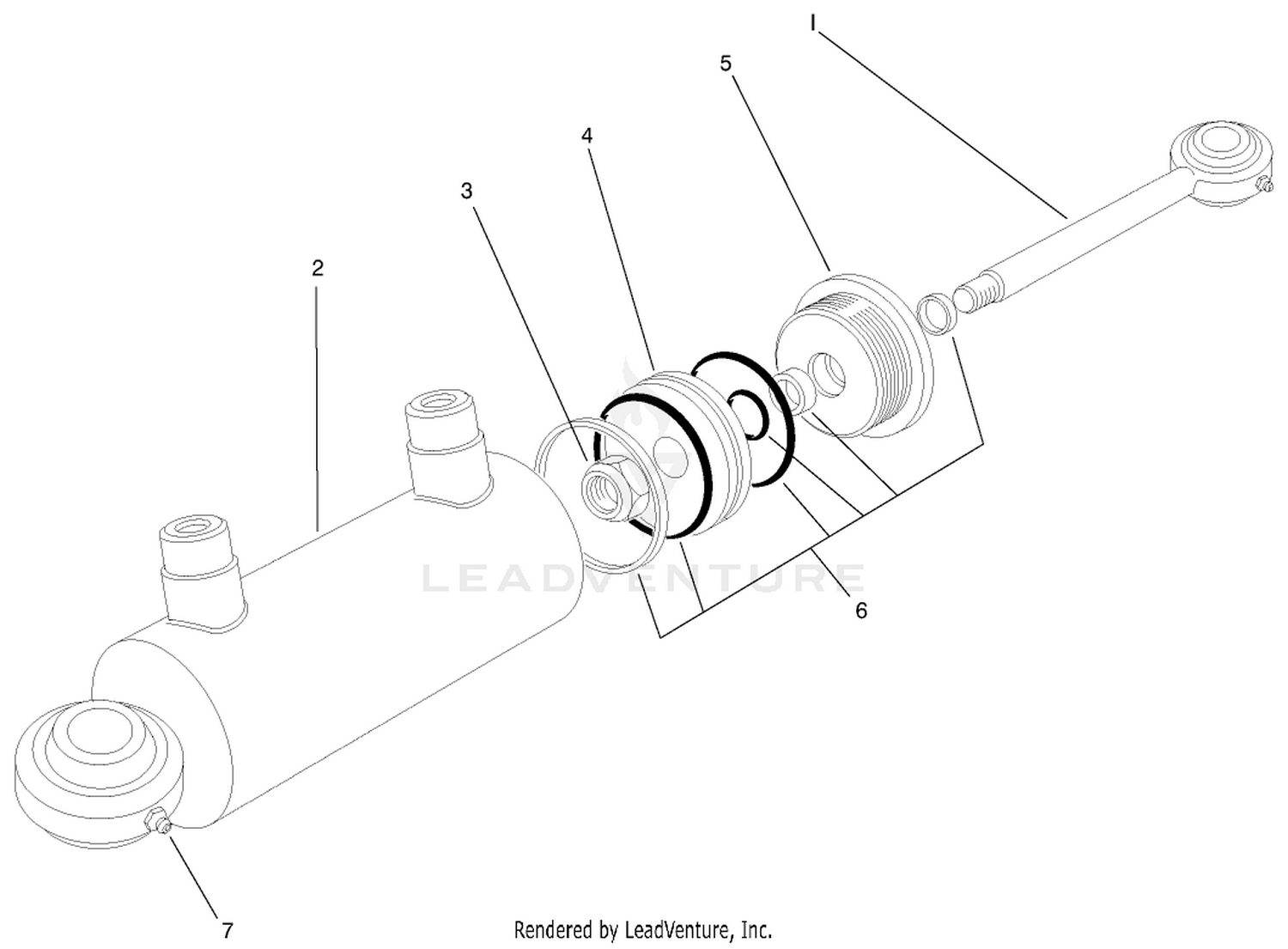 Hydraulic Cylinder No. 75-1200