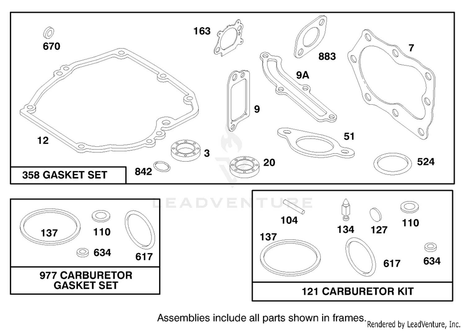 Engine Briggs  Stratton Model 12h802-1758-A1 9