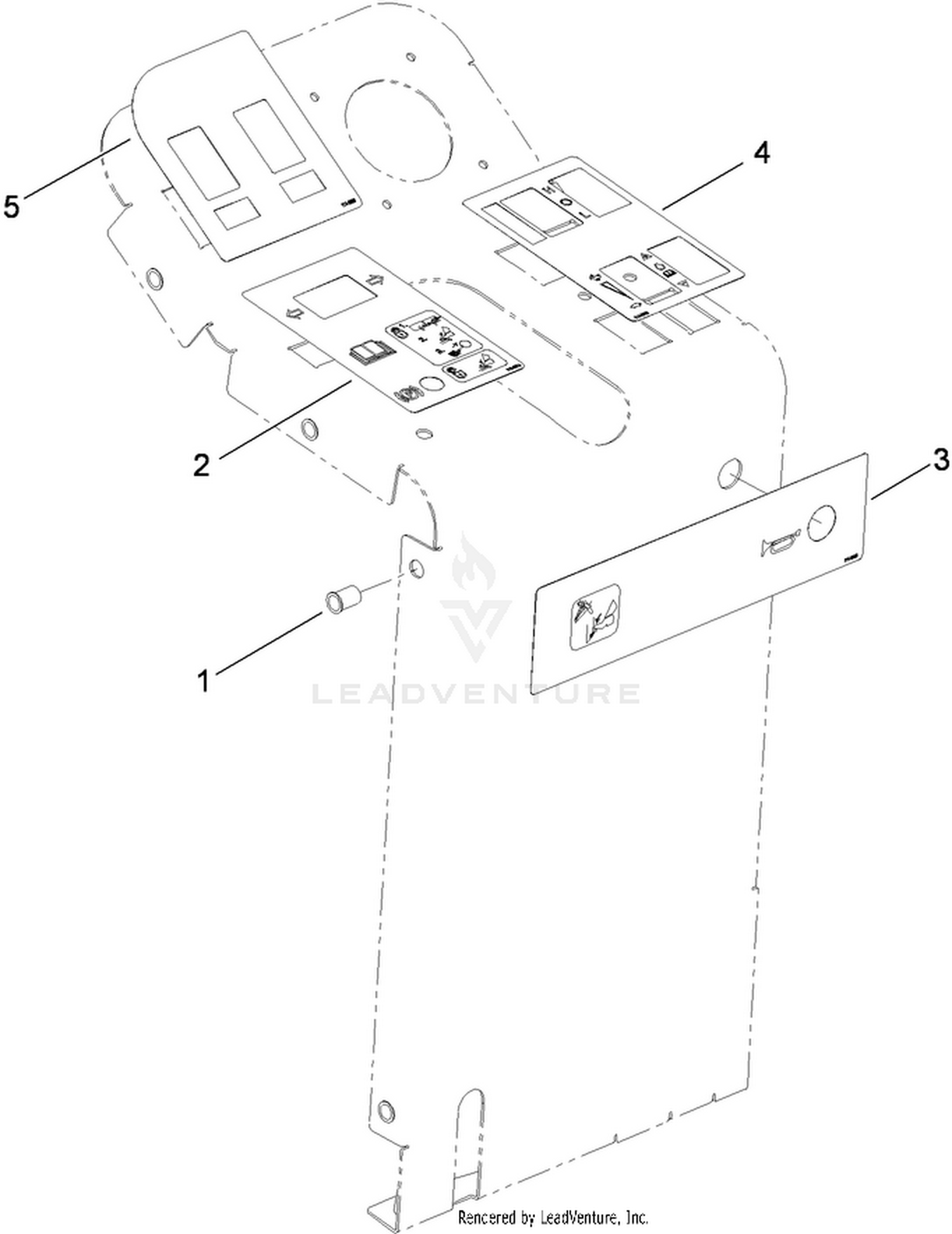 Steering Tower Assembly No. 117-5492