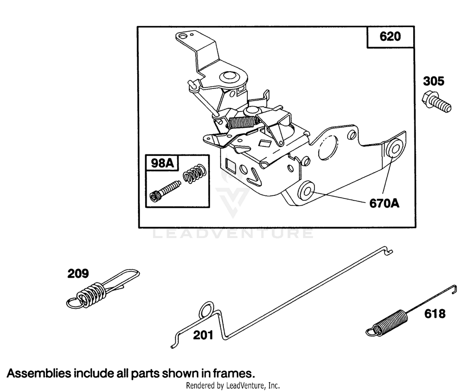 Engine Briggs  Stratton Model 124702-3115-01 4
