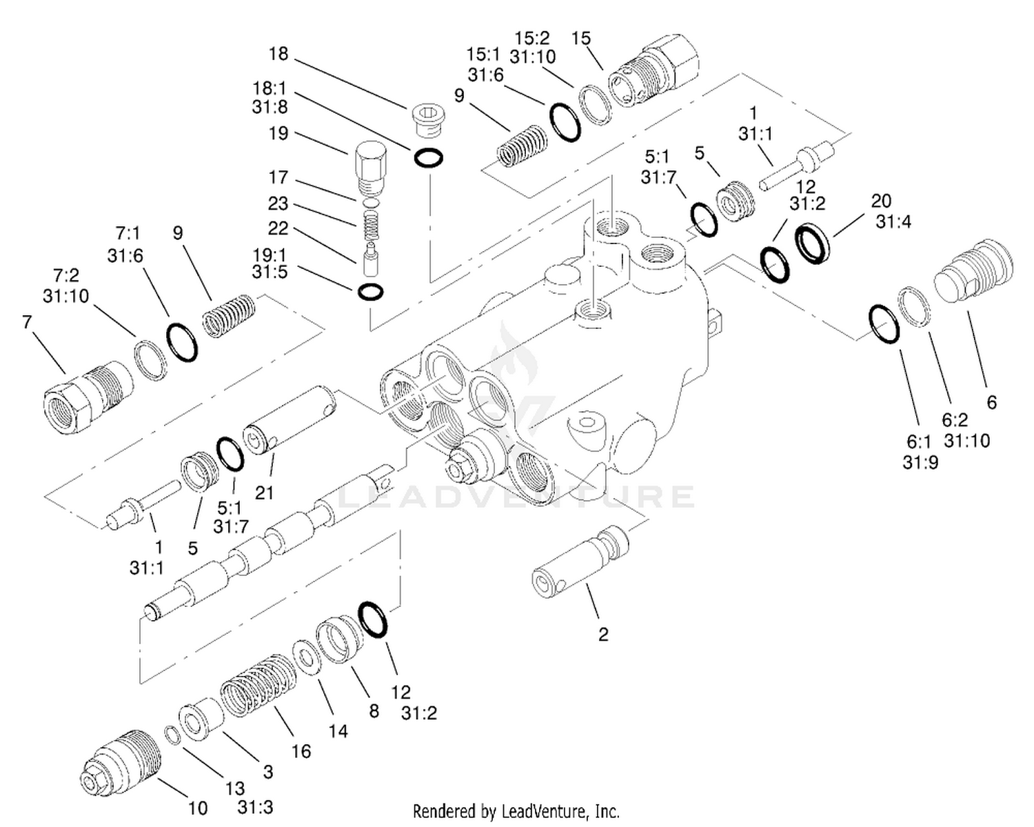 Control Valve Assembly No. 95-8581