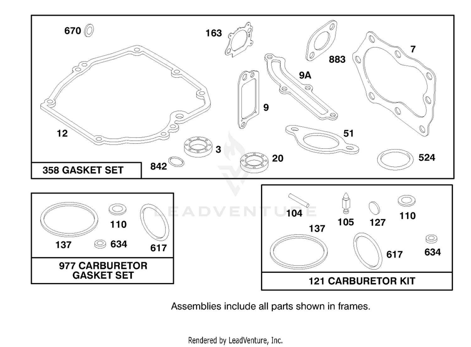 Engine Briggs  Stratton Model 12h802-0658-01 9