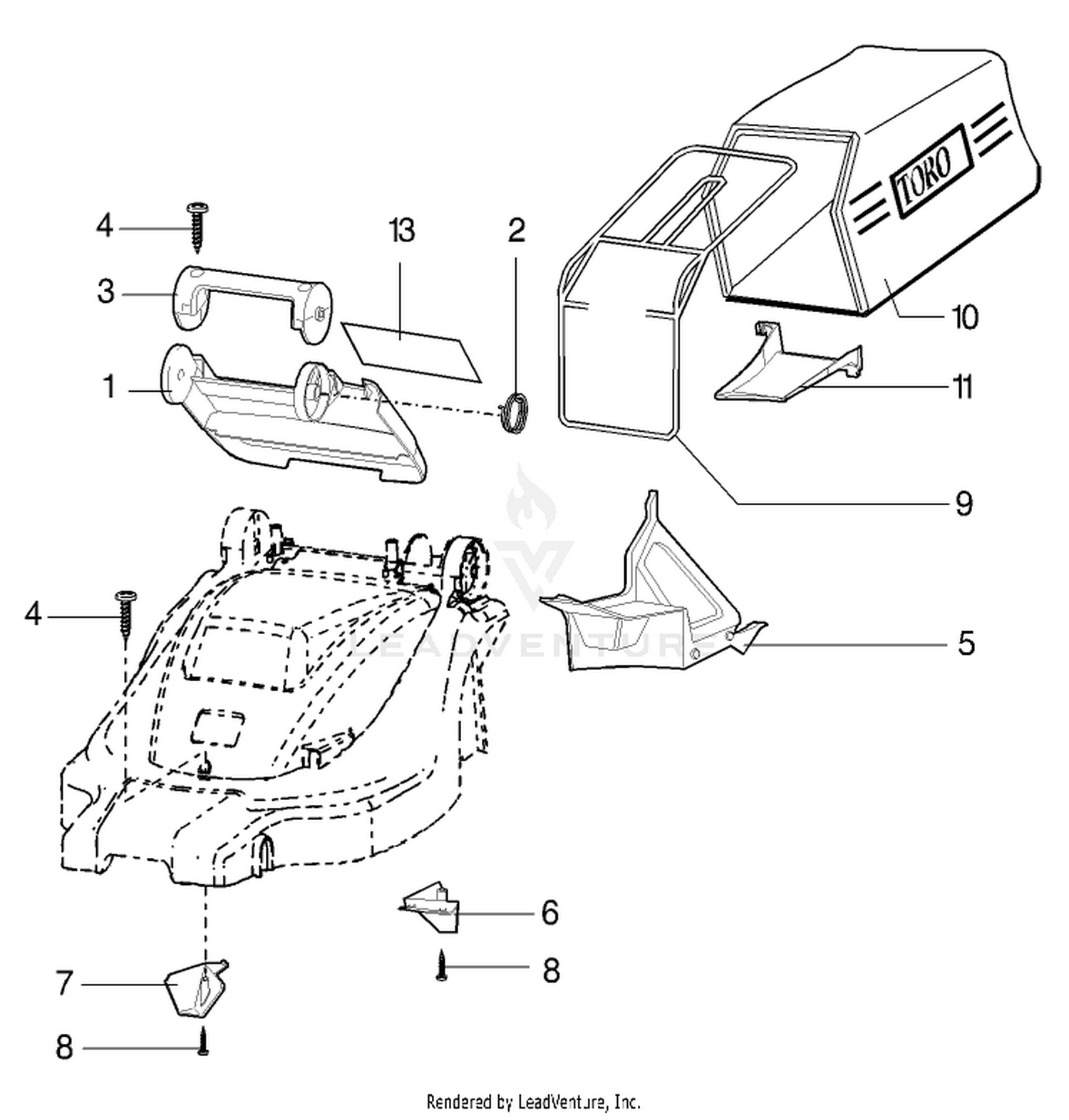Bag  Recycling Parts Model-No. 21070, 21071  21072