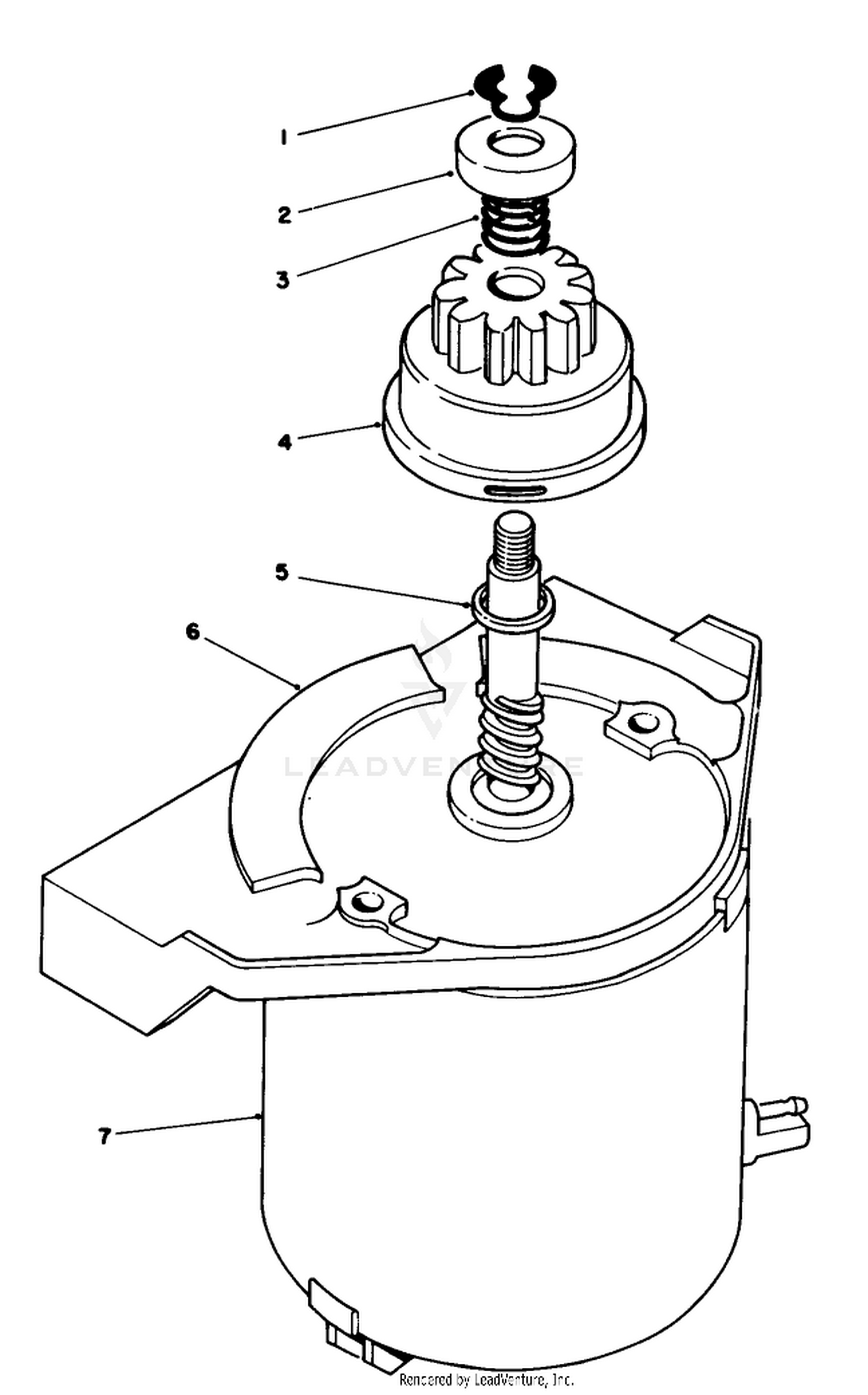 Starter Motor Assembly No. 53-4500