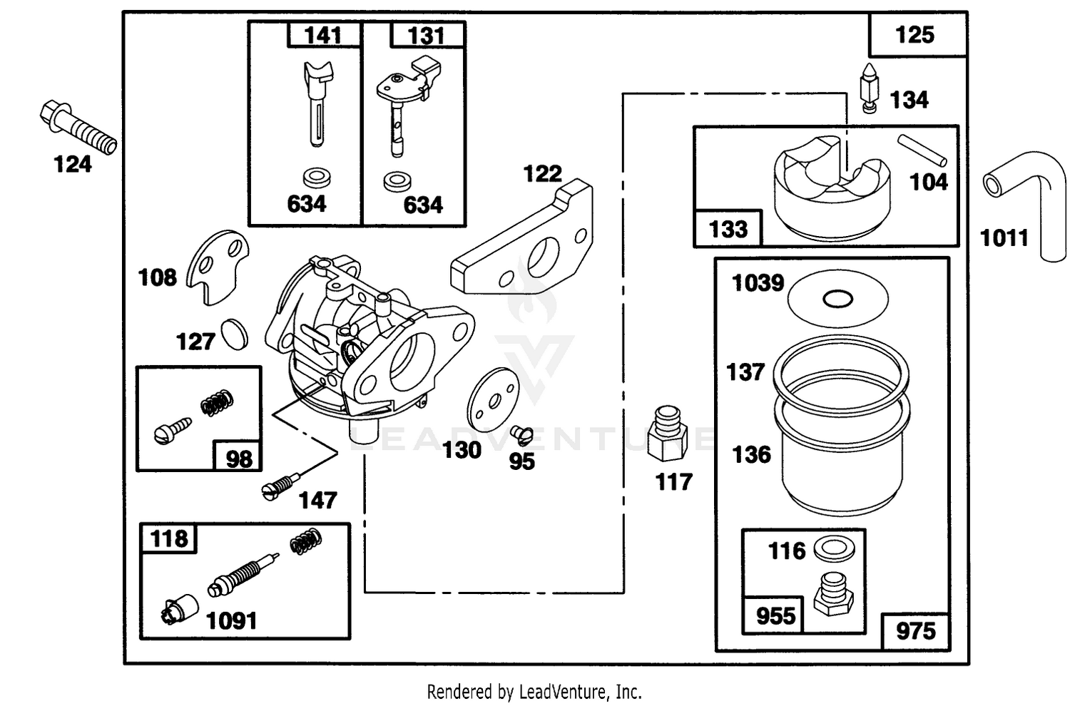 Engine Gts 150 (model No. 20466 Only)(model No. 97777-0311-A1) 3