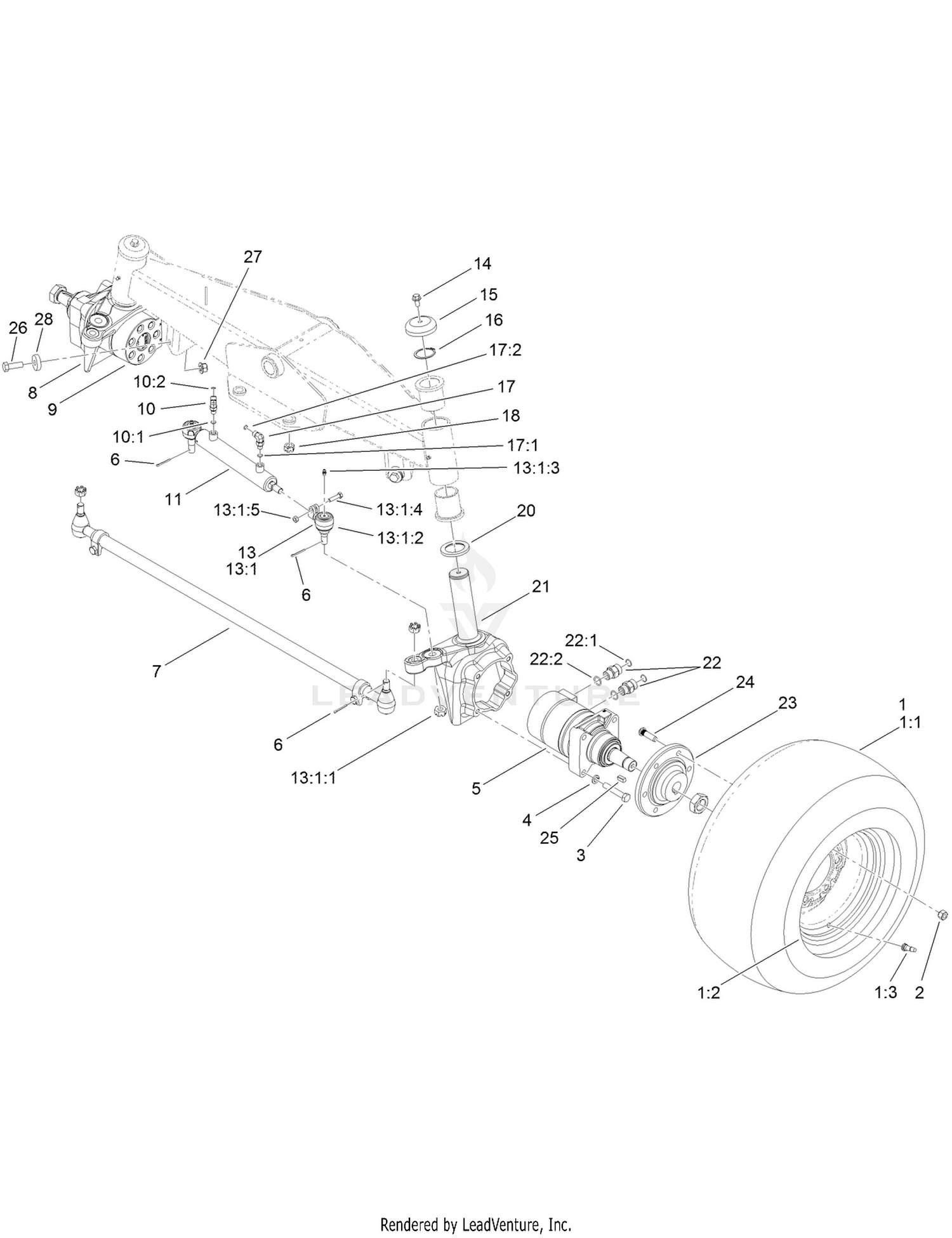Rear Axle Assembly