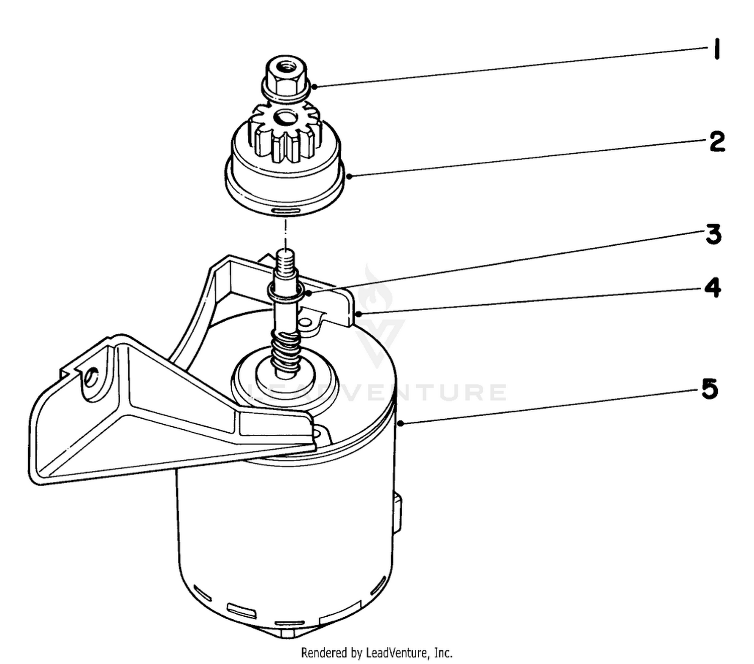 Starter Motor Model No. 21711