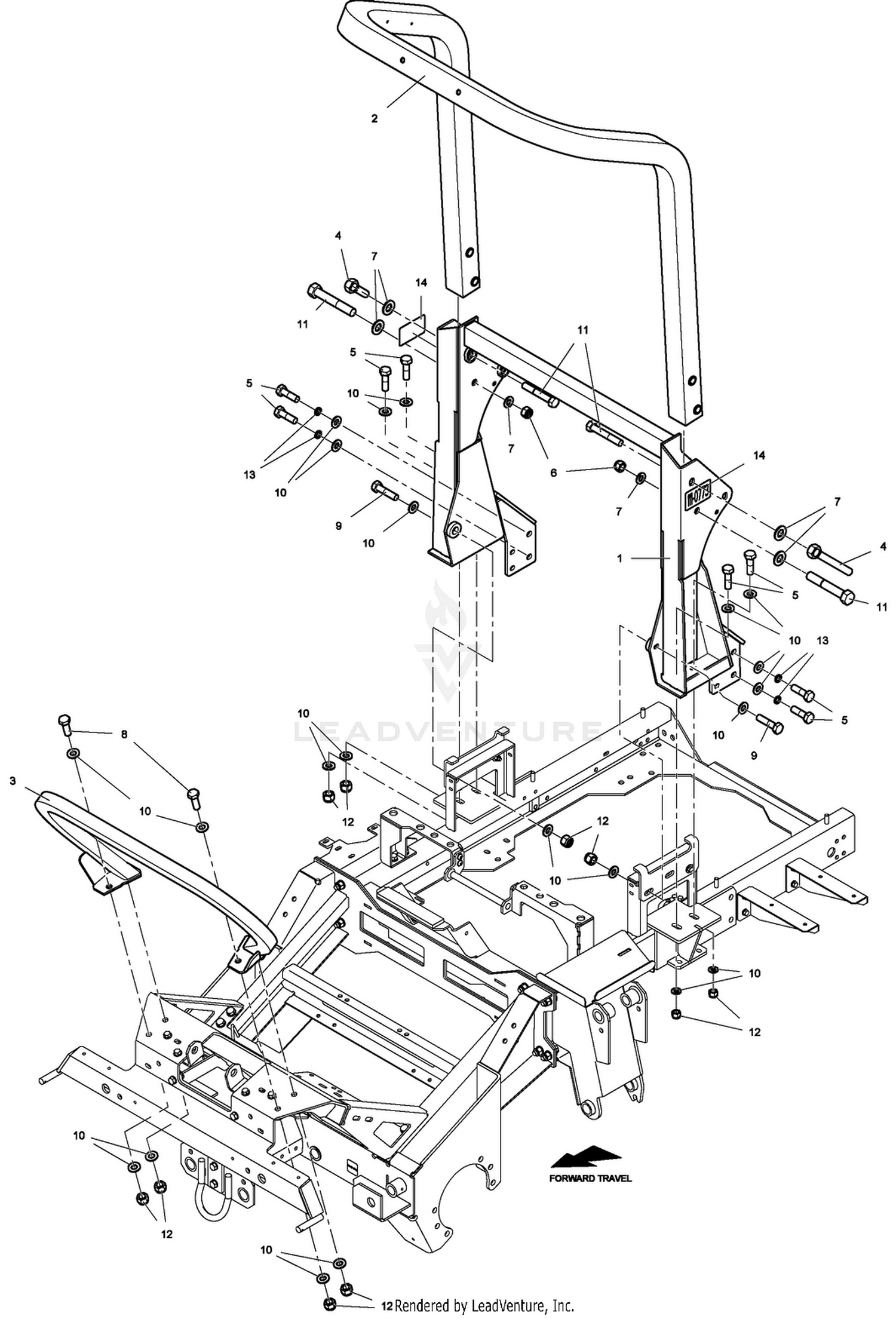 2 Post Roll Over Protective Structure