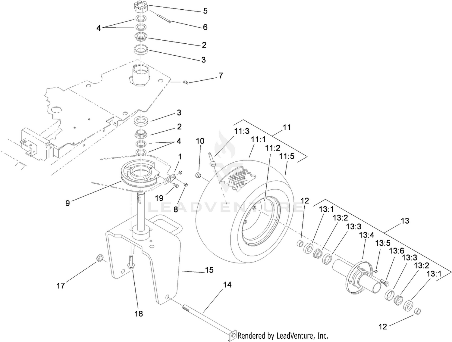 Rear Wheel Assembly