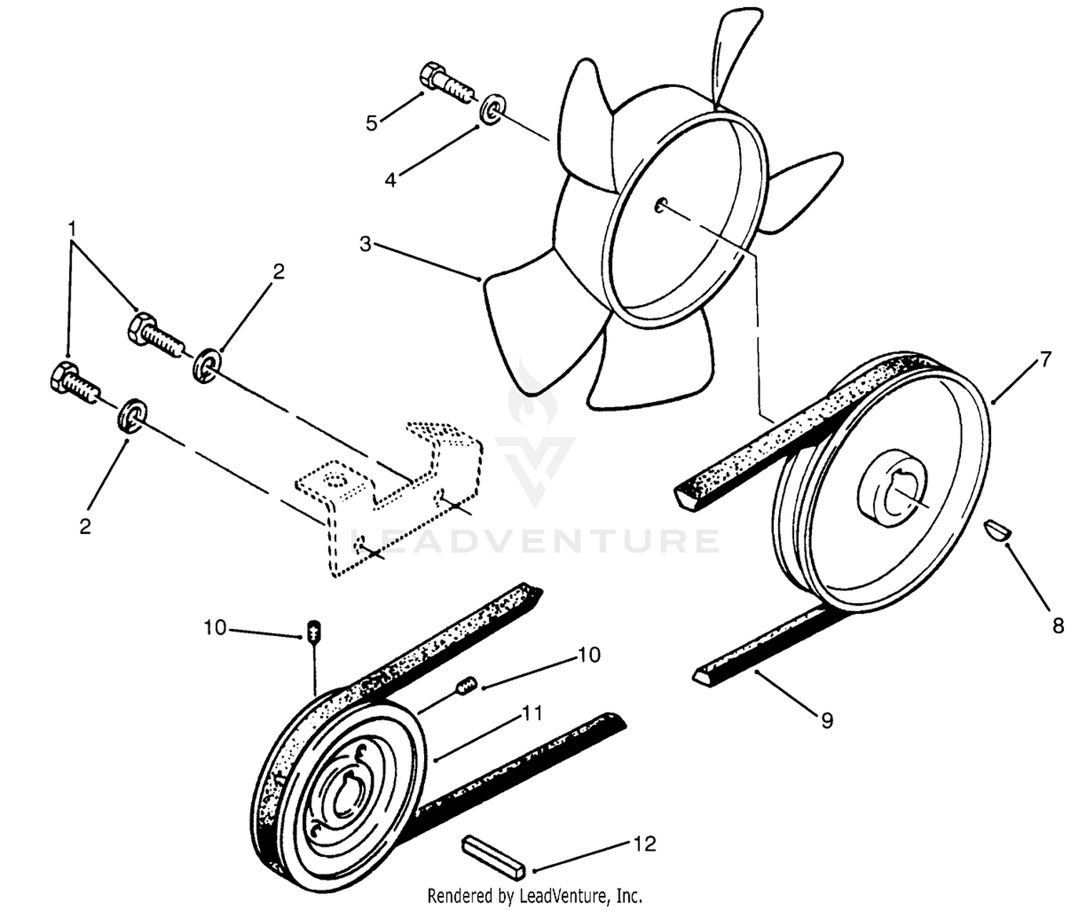 Drive Belt And Pulleys