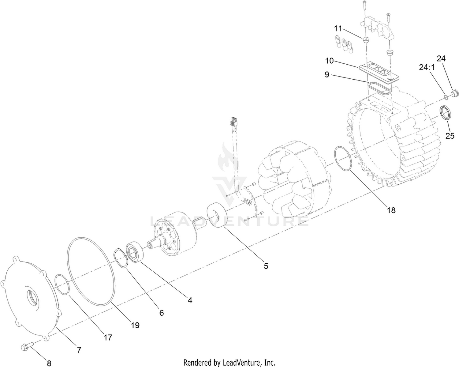 Generator Service Assembly No. 127-2578