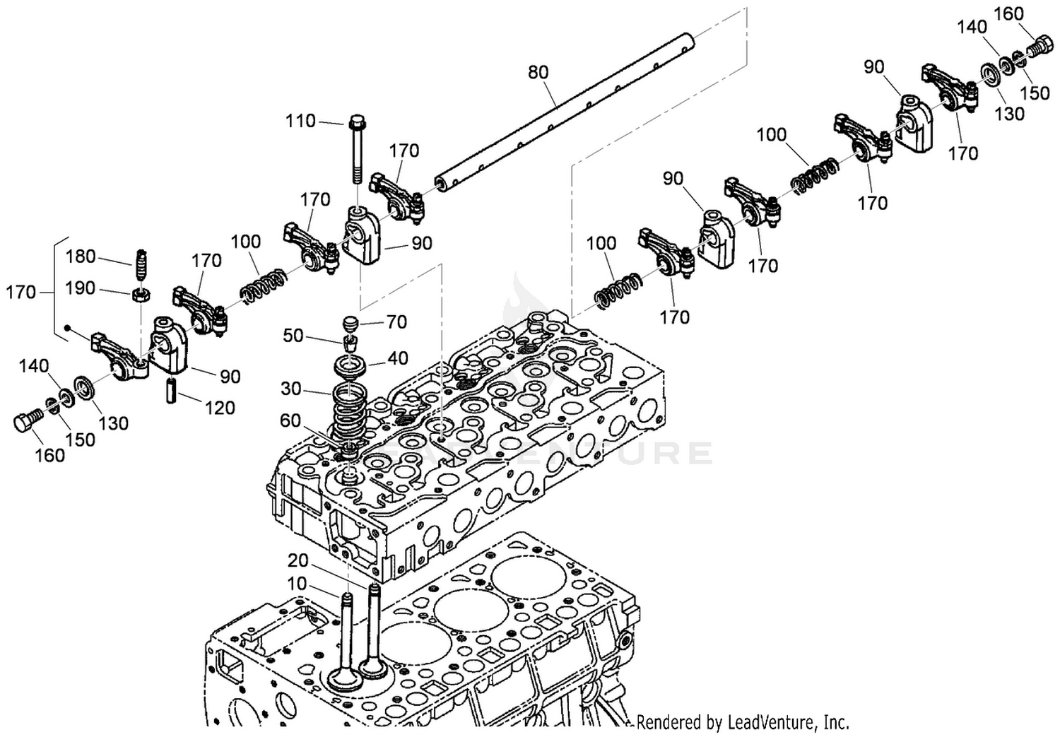 Valve and Rocker Arm Assembly