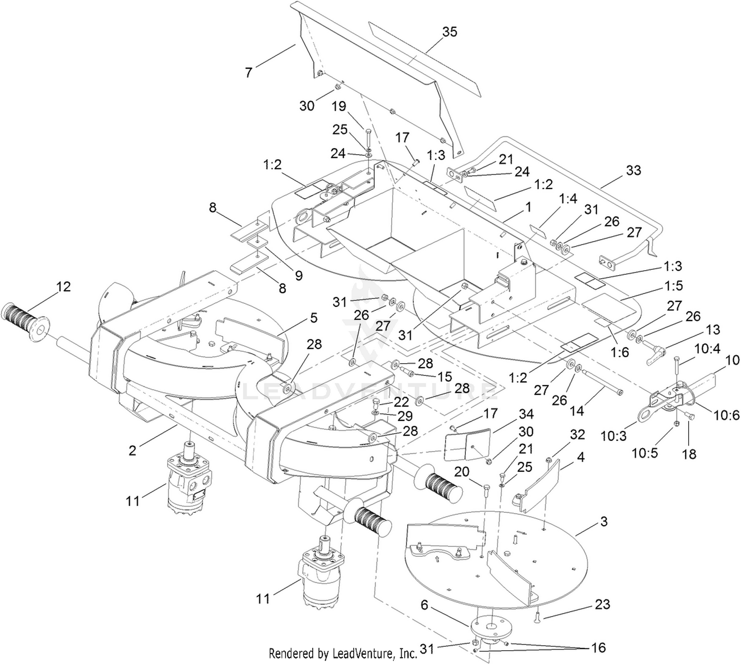 Twin Spinner Assembly