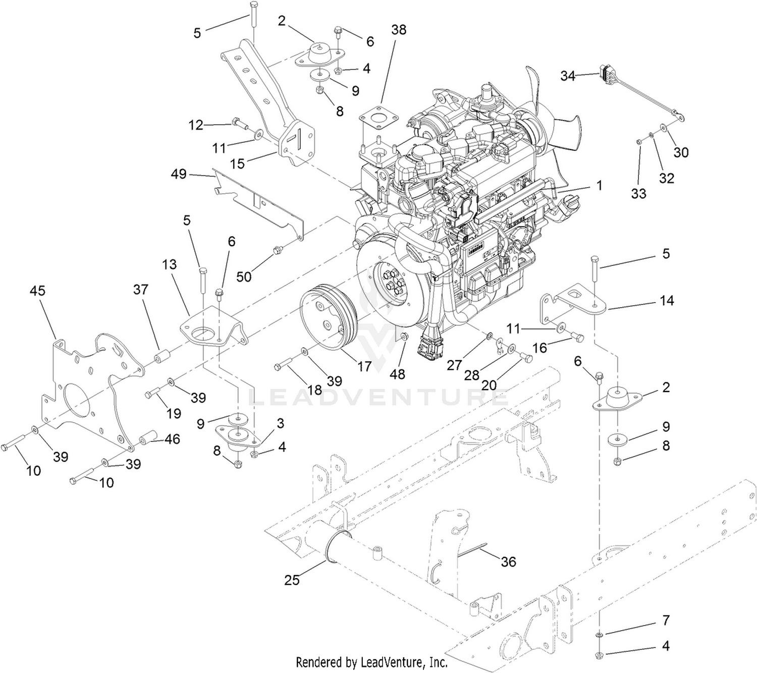 Engine Installation Assembly