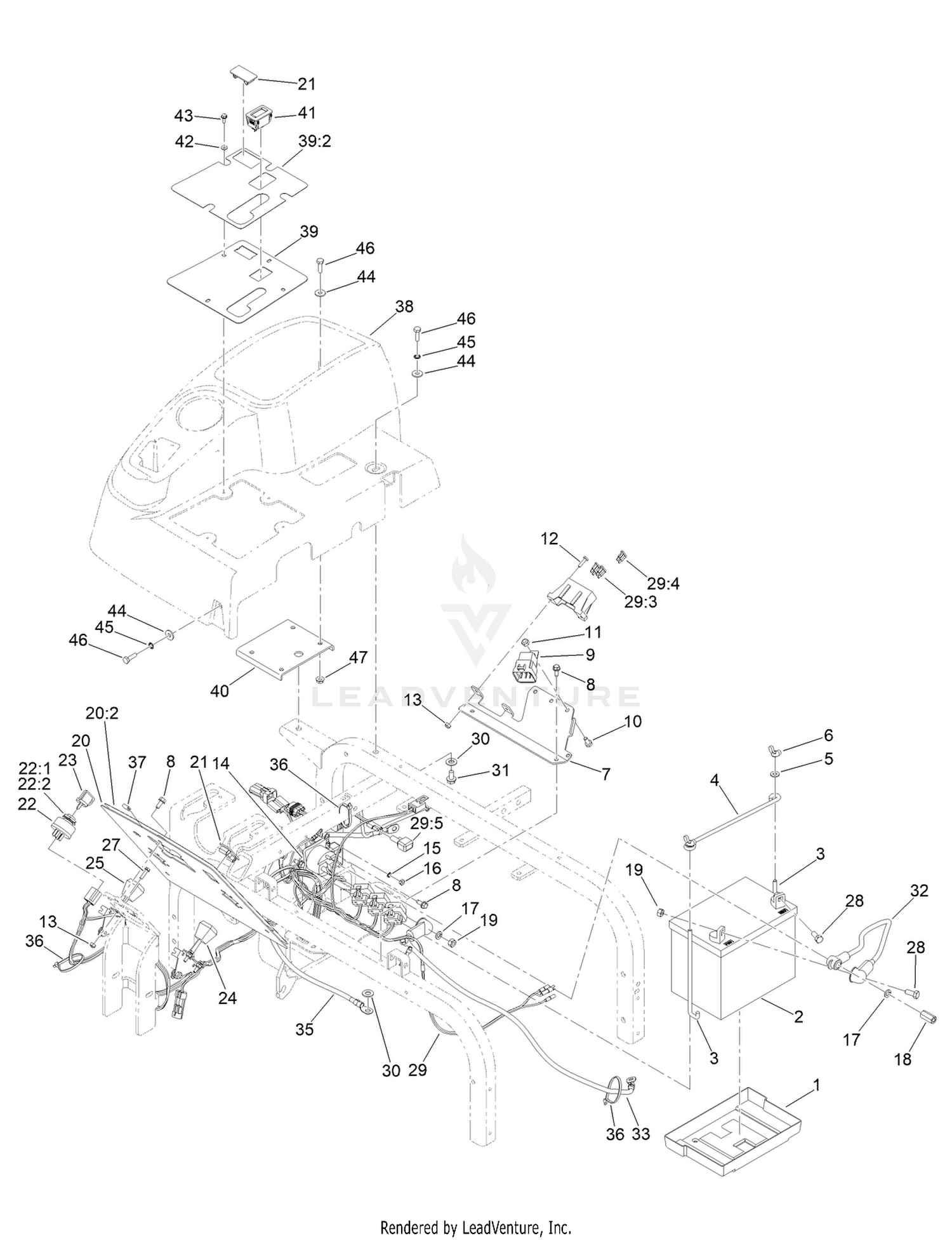 Electrical and Console Assembly