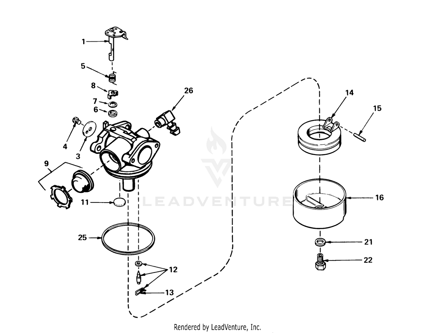 Carburetor No. 632050