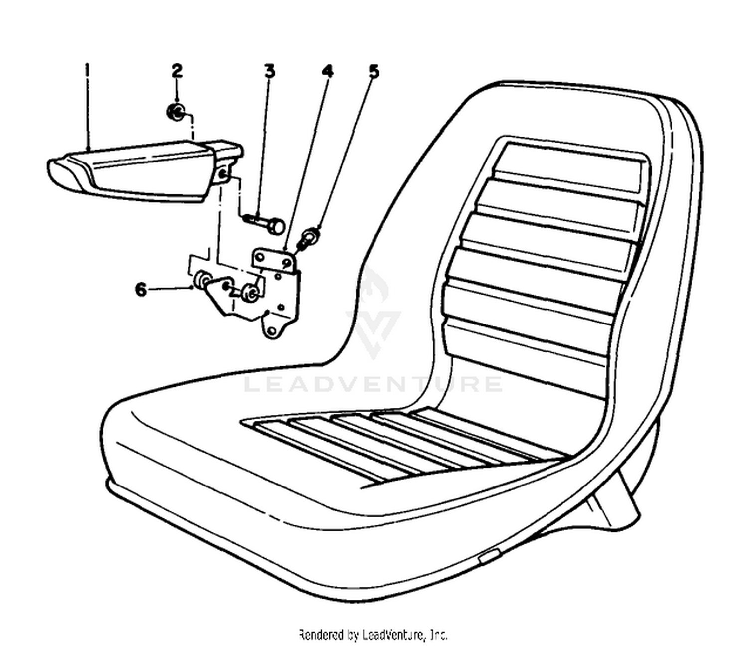 Armrest Kit Model No. 30707