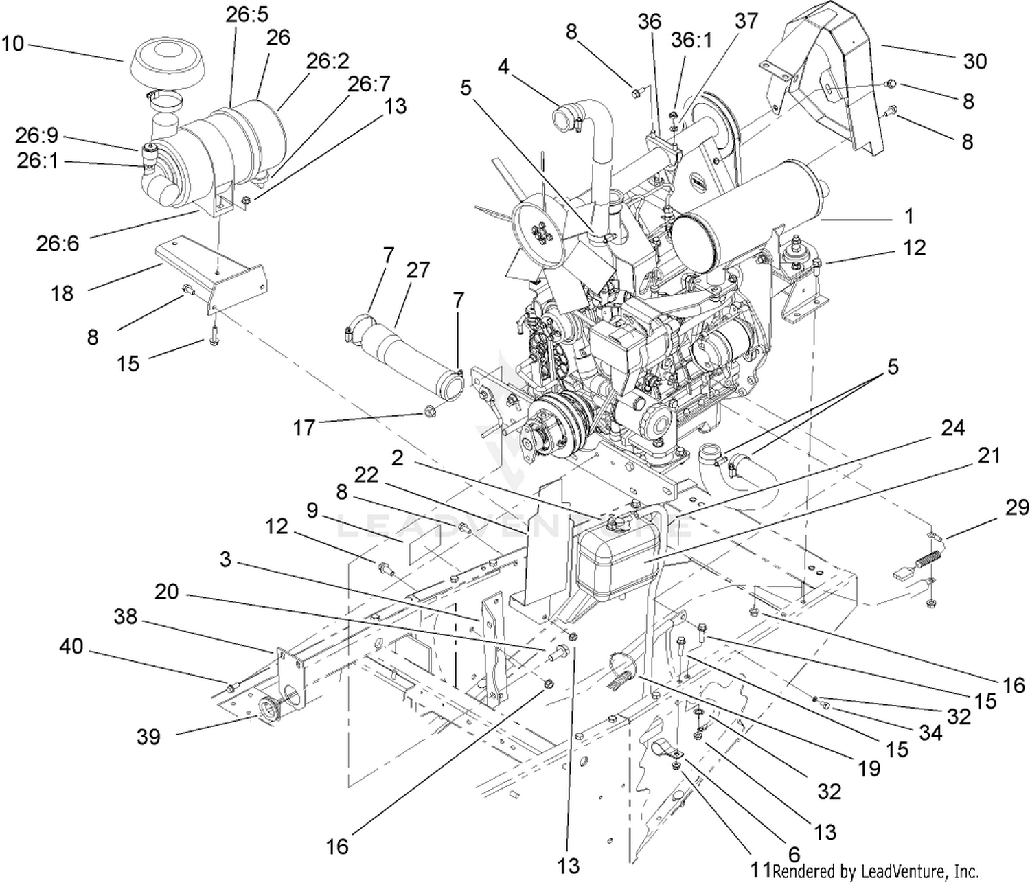 Engine Insatllation Assembly