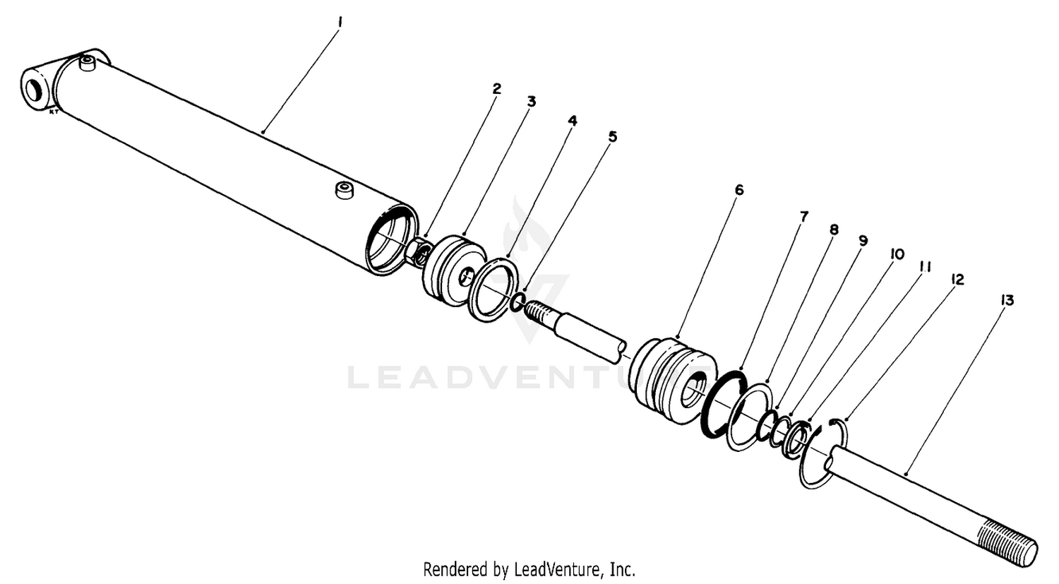 Hydraulic Lift Cylinder N0. 54-0150